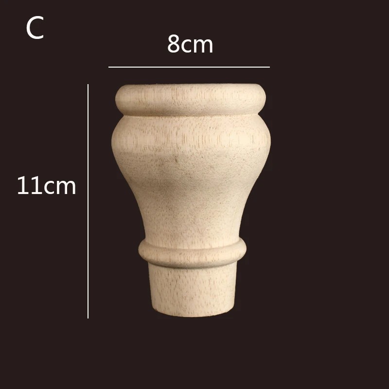 Tapered wooden furniture leg WF080