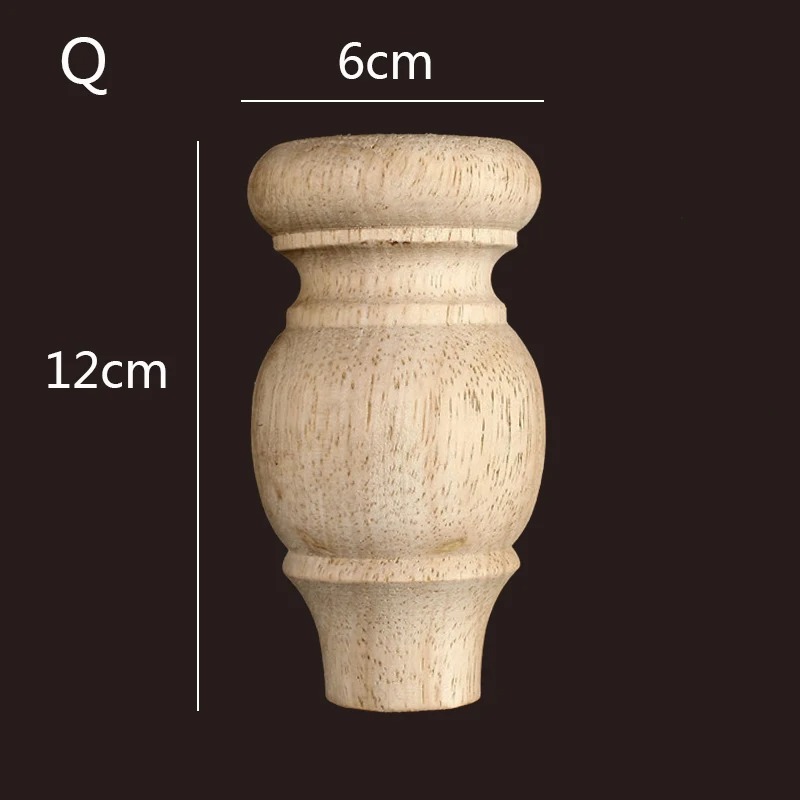 Traditional turned wooden furniture leg WF079
